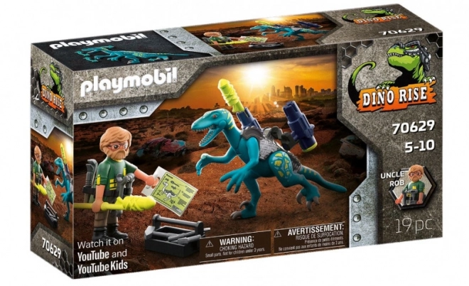 DINO Rise set 70629 Strýček Rob se připravuje na bitvu