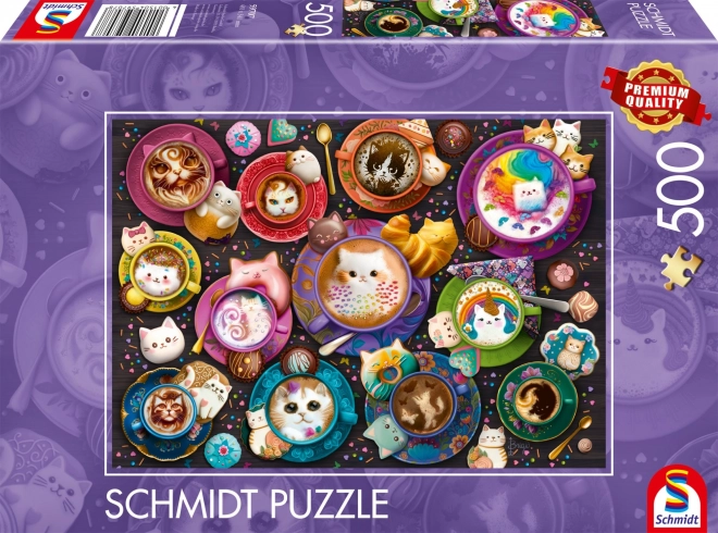 Puzzle Kávová koťátka 500 dílků