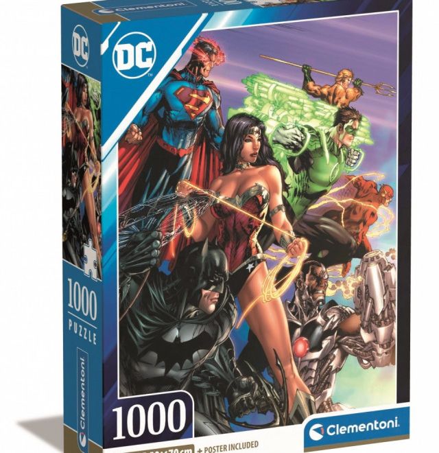 Puzzle 1000 dílků Compact DC Comics Justice League