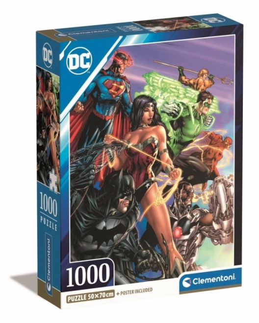 Puzzle 1000 dílků Compact DC Comics Justice League