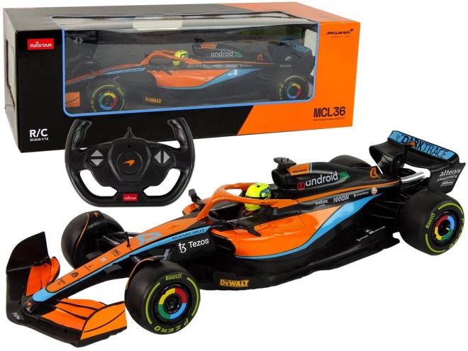 R/C závodní auto McLarenF1 Rastar 1:12 oranžová