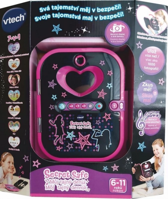 Vtech Kidi Secret Safe - Můj tajný deník – Černý