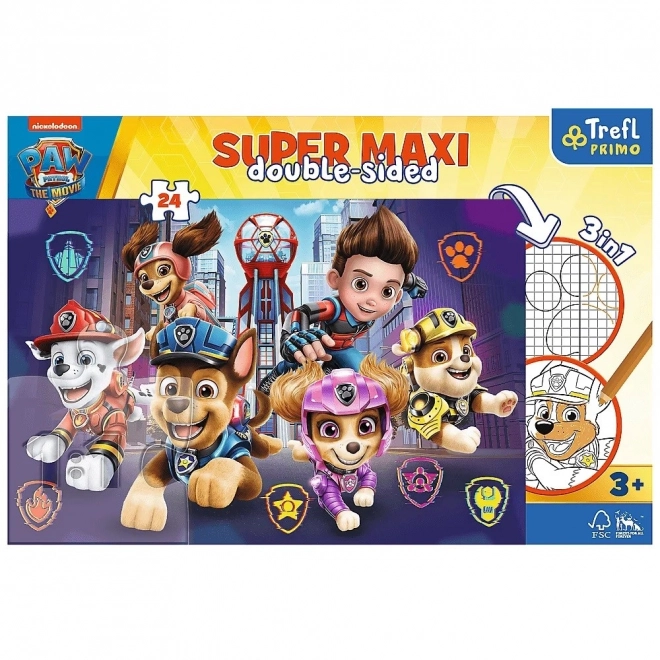 Puzzle 24 dílků SUPER MAXI Nová výzva Psi Patrol