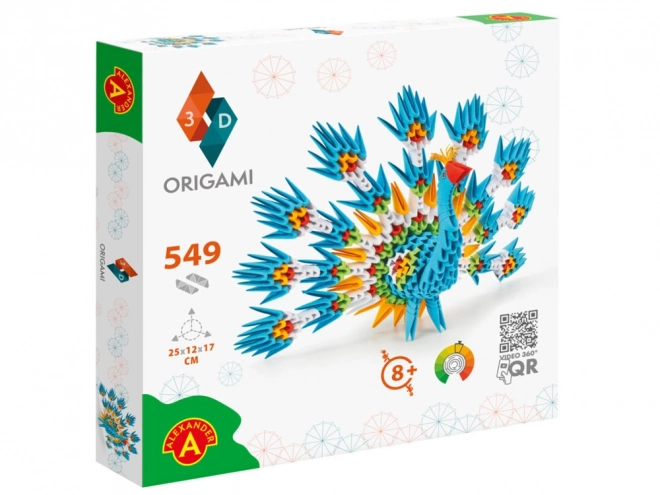 Kreativní sada Origami 3D Páv