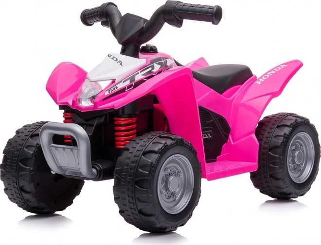 CHIPOLINO Elektrické vozítko Čtyřkolka 6V Honda s melodiemi ATV Pink