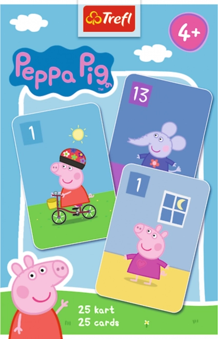 TREFL Černý Petr Prasátko Peppa