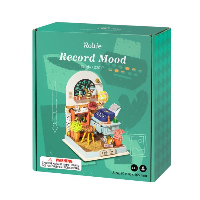 Pracovna Record Mood - DIY miniaturní domek