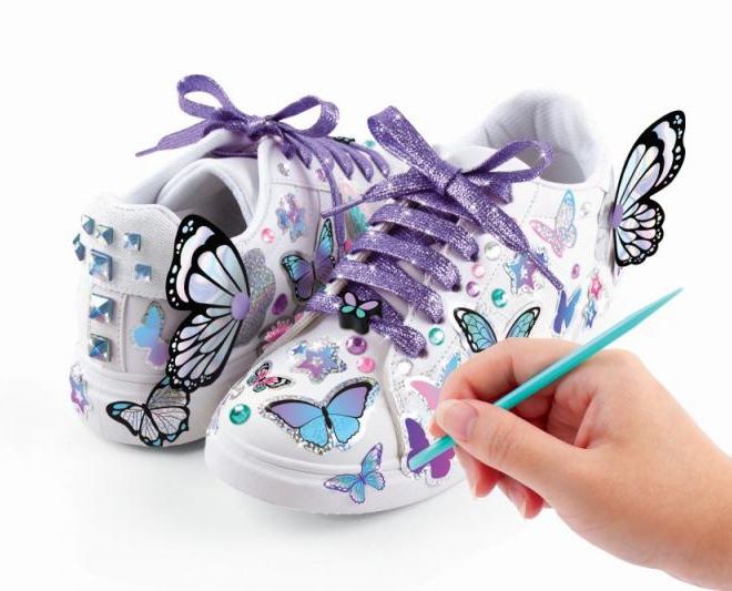 Dekorativní samolepky na obuv Motýl 