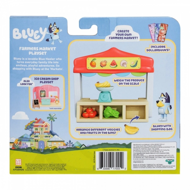 Sada figurek Mini Bluey Obchod s potravinami