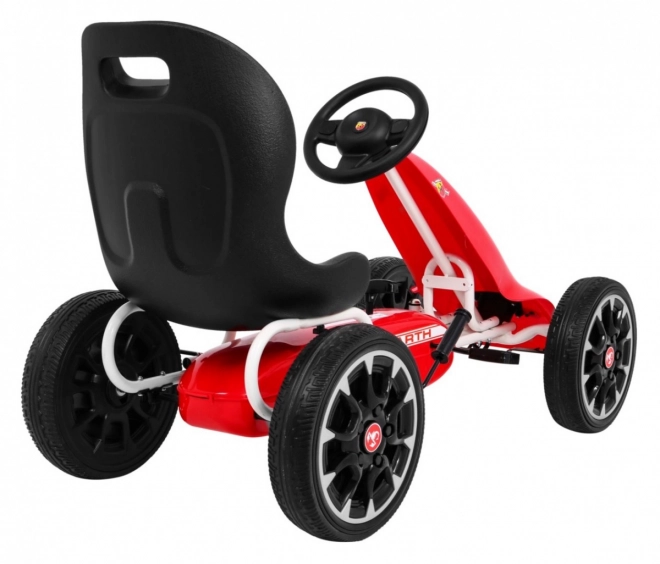 Gokart licencovaný ABARTH červený