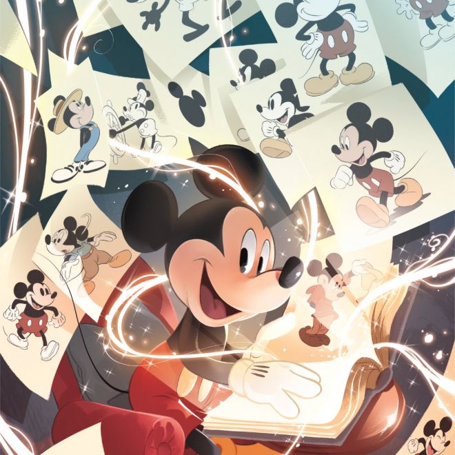 CLEMENTONI Puzzle Disney 100 let: Mickey 1000 dílků