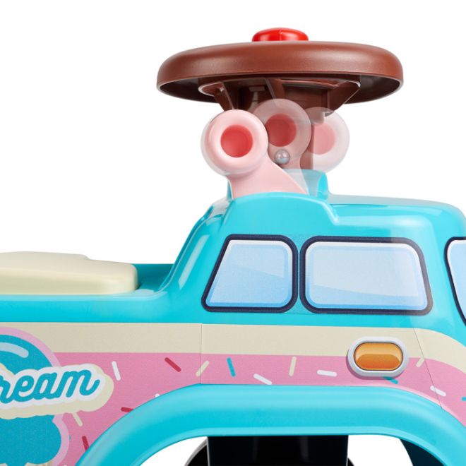 Odrážedlo zmrzlinářské auto s volantem