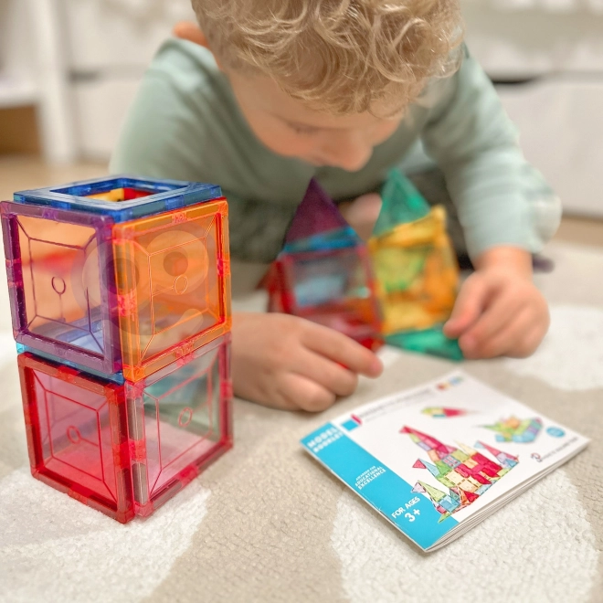Magnetické stavební bloky Montessori WOOPIE