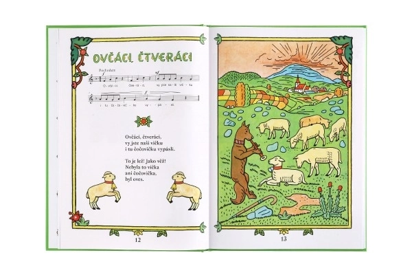 Velký zpěvník lidových písniček s ilustracemi Josefa Lady
