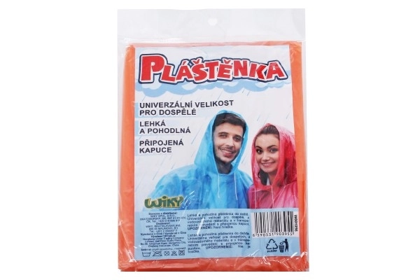 Univerzální pláštěnka pro dospělé s kapucí