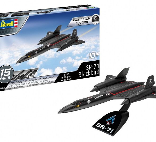 Plastikový model SR-71 Blackbird Easy-Click 1/110
