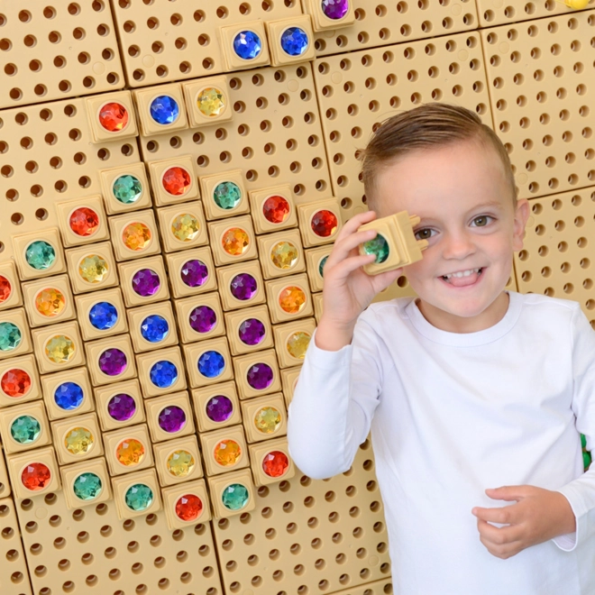 Akrylové barevné diamantíky pro vědeckou tabuli STEM od Masterkidz