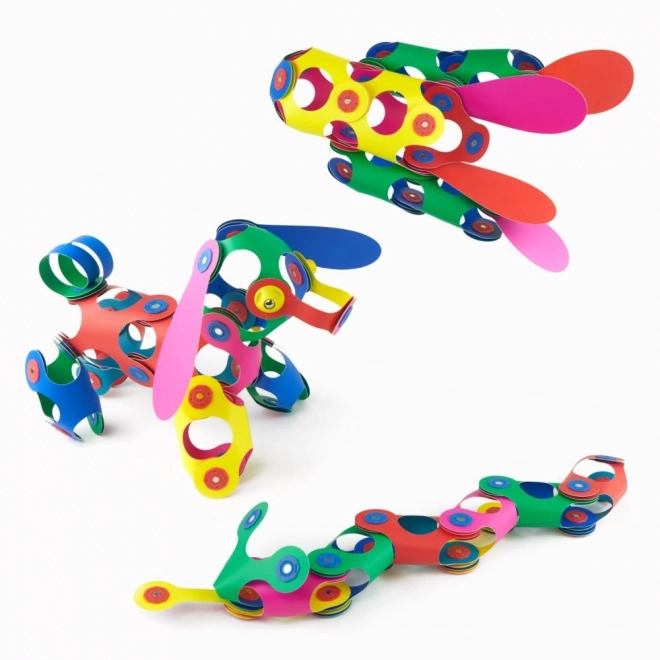 Duhové magnetické puzzle Clixo, 42 dílků