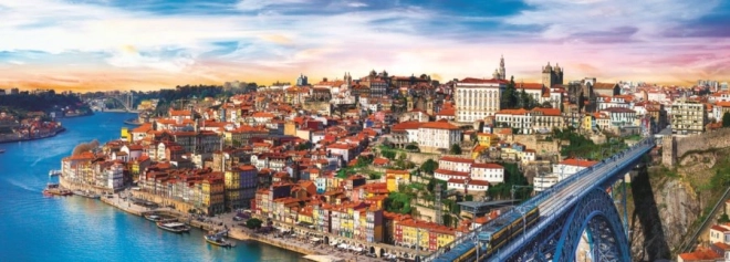 TREFL Panoramatické puzzle Porto, Portugalsko 500 dílků