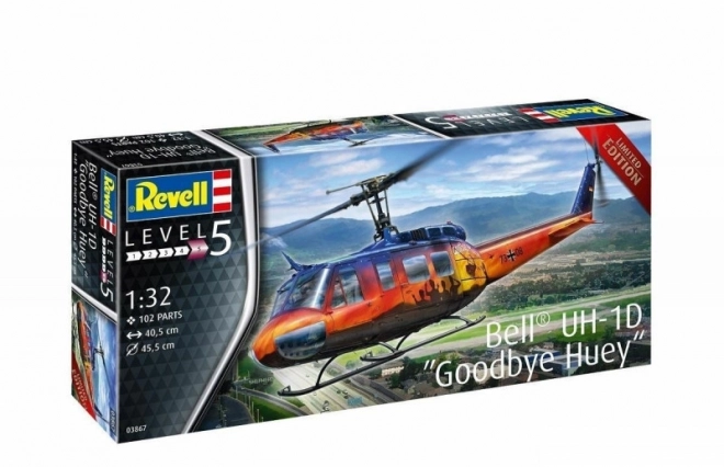 Plastikový model letadla Bell UH-1D Goodbye Huey 1/32