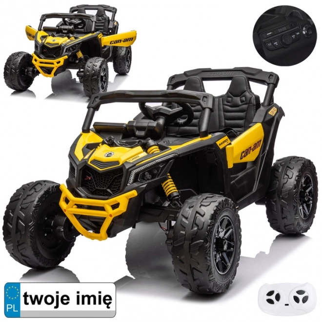 Dětské auto na baterie Buggy 4x4 800W – žlutá