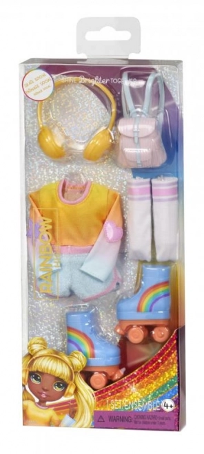 Ubrání Rainbow High Setkání na skateboardu
