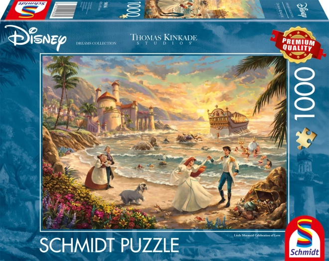 Puzzle Disney: Malá mořská víla - Oslava lásky