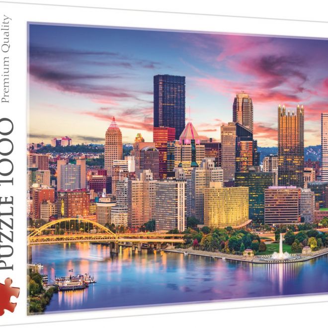 TREFL Puzzle Pittsburgh, Pensylvánie, USA 1000 dílků