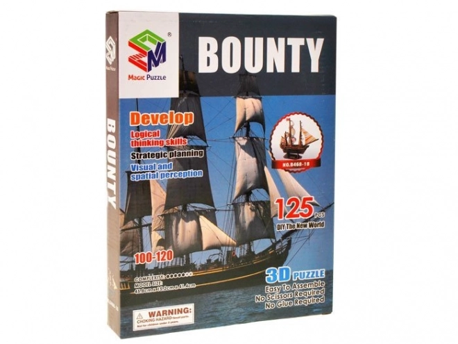 3D puzzle loď Bounty