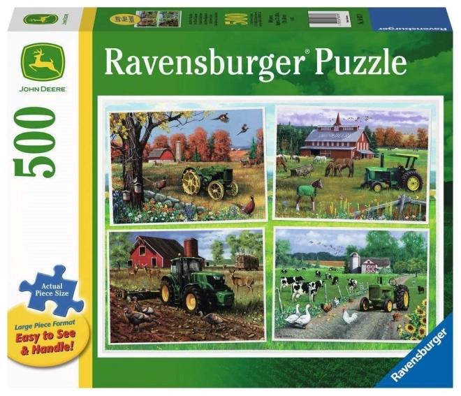 RAVENSBURGER Puzzle John Deere: Klasika XXL 500 dílků