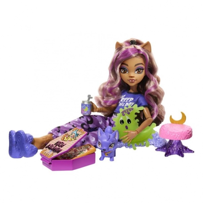 Monster High pyžamo párty s Clawdeen Wolf