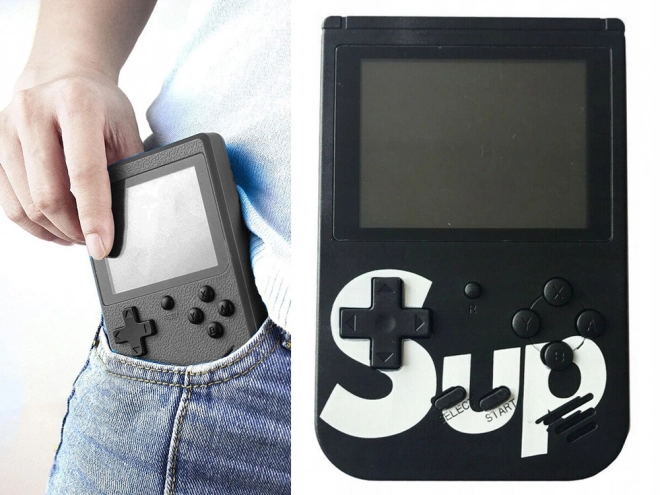 Přenosná retro herní konzole s 400 hrami