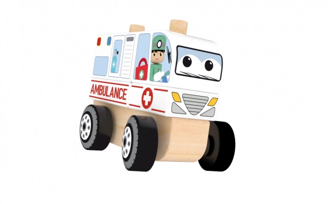 Skládací dřevěná ambulance