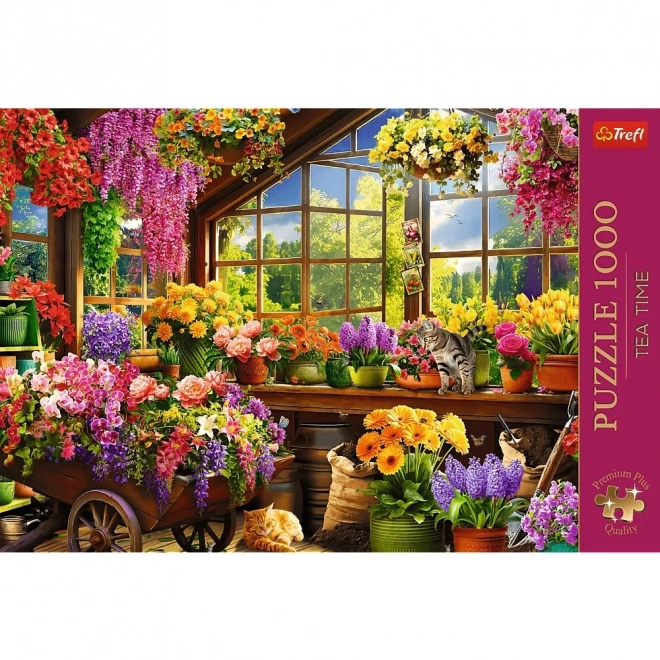 Puzzle 1000 dílků Premium Plus Přípravy na jaro