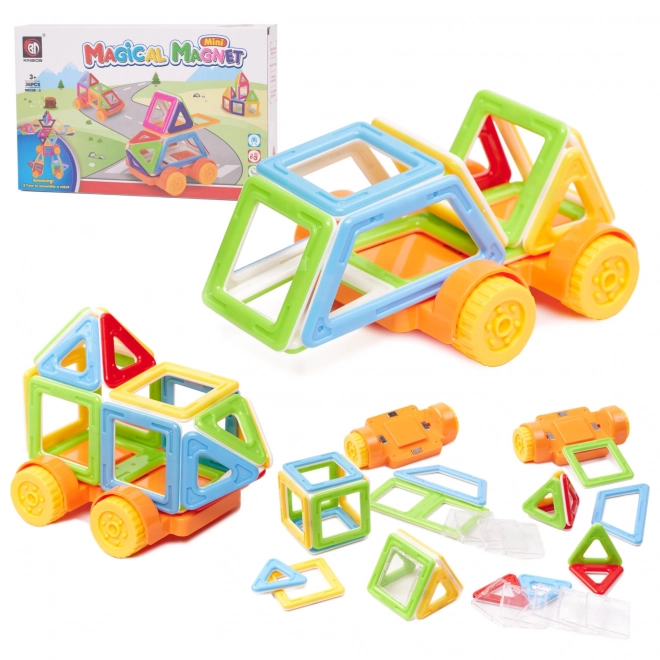 Magnetické stavebnice mini magical magnet - 38 ks