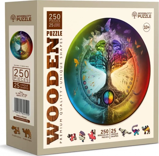 WOODEN CITY Dřevěné puzzle Strom života 250 dílků EKO