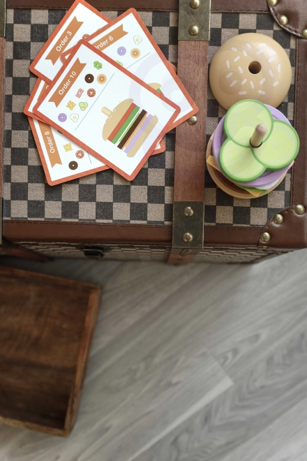 Dřevěná burgerová restaurace WOOPIE GREEN pro děti