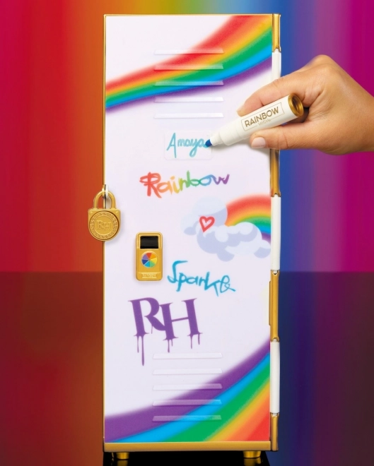 Školní skříňka Rainbow High stylová skříňka