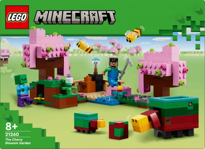 LEGO Minecraft 21260 Zahrada s rozkvetlými třešněmi