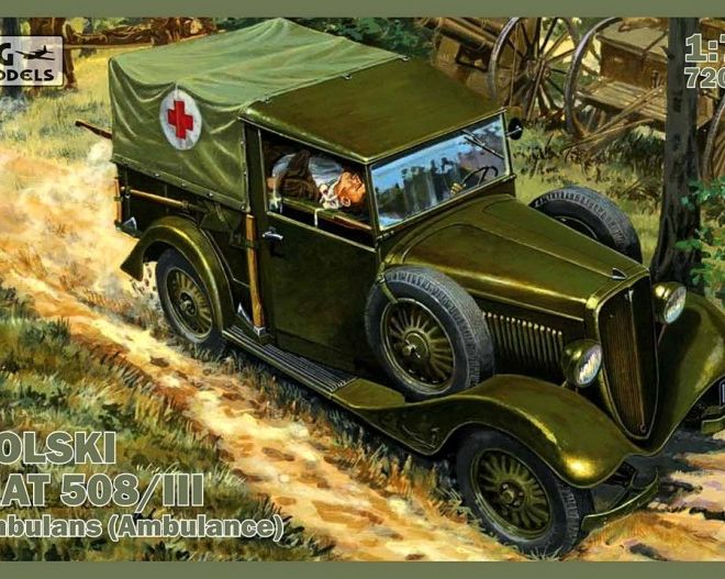Polski Fiat 508/III ambulance