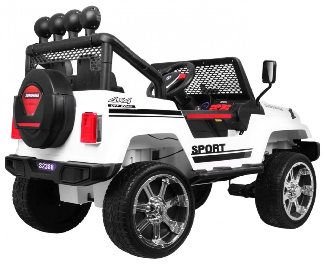 Terénní auto Raptor Drifter White + Dálkové ovládání + Pohon 4x4 + Úložný prostor + Pomalý start + MP3 LED