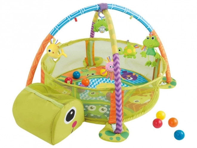 Vzdělávací podložka Turtle Playpen Balls pro dítě