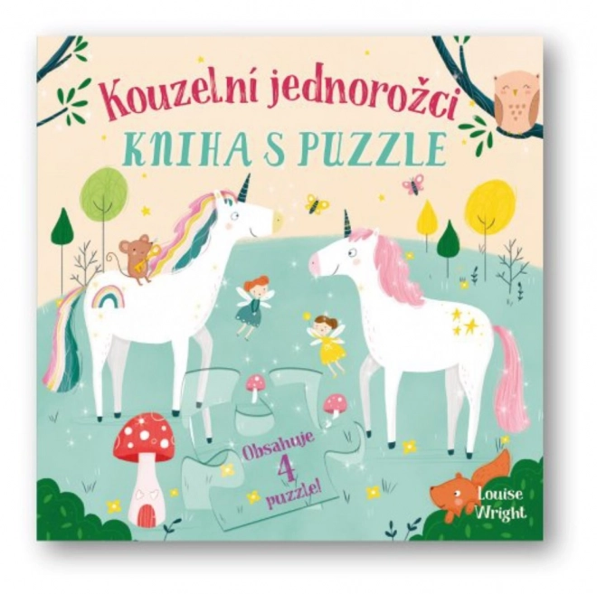 Svojtka & Co. Kniha s puzzle: Kouzelní jednorožci