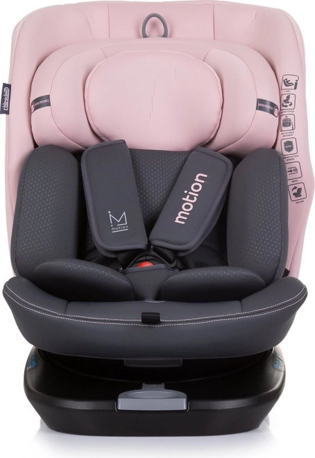 CHIPOLINO Autosedačka Motion i-Size 40-150cm Isofix 360, Flamingo