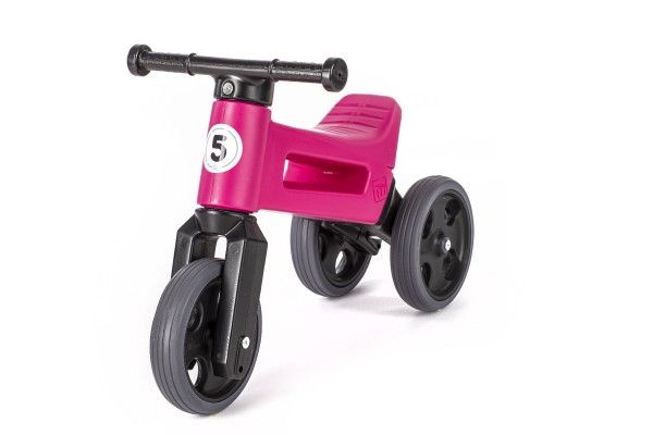 Odrážedlo Funny Wheels Rider Sport 2v1 v sáčku – Růžové