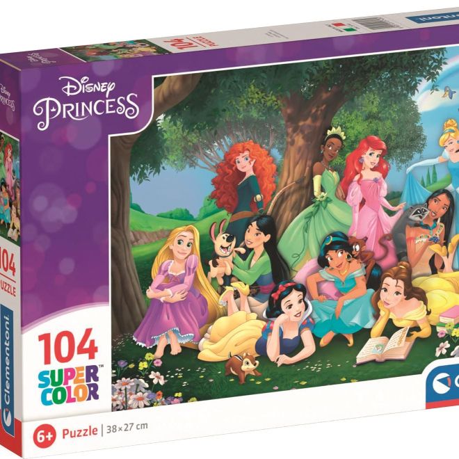 CLEMENTONI Puzzle Disney princezny 104 dílků