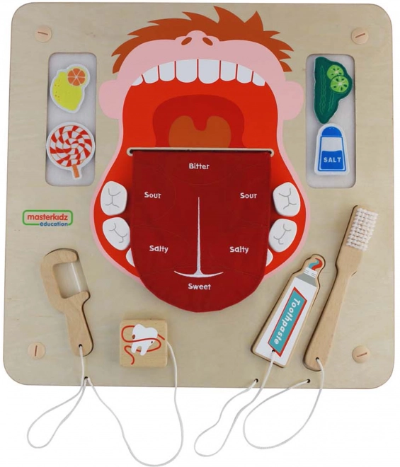 Sensory Board Higiena ústní dutiny Montessori