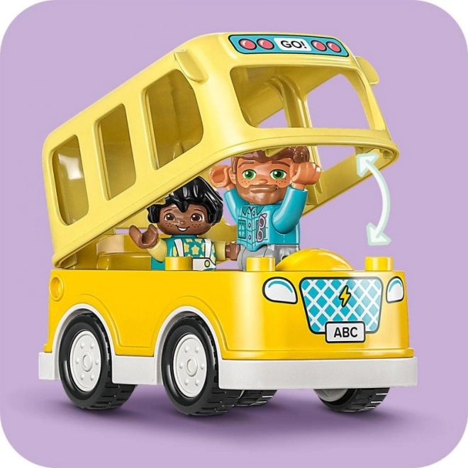 Kostičky Duplo Jízda autobusem