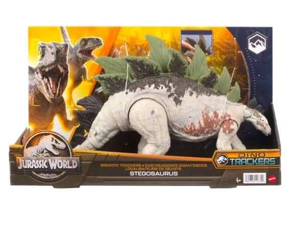 Jurský Svět Obrovský útočící dinosaurus - Stegosaurus HLP24