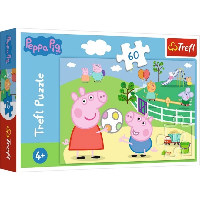 Puzzle - Prasátko Peppa 60 dílků